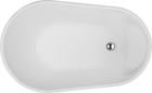 Free Standing Bath Acrylic 1300 Gloss White