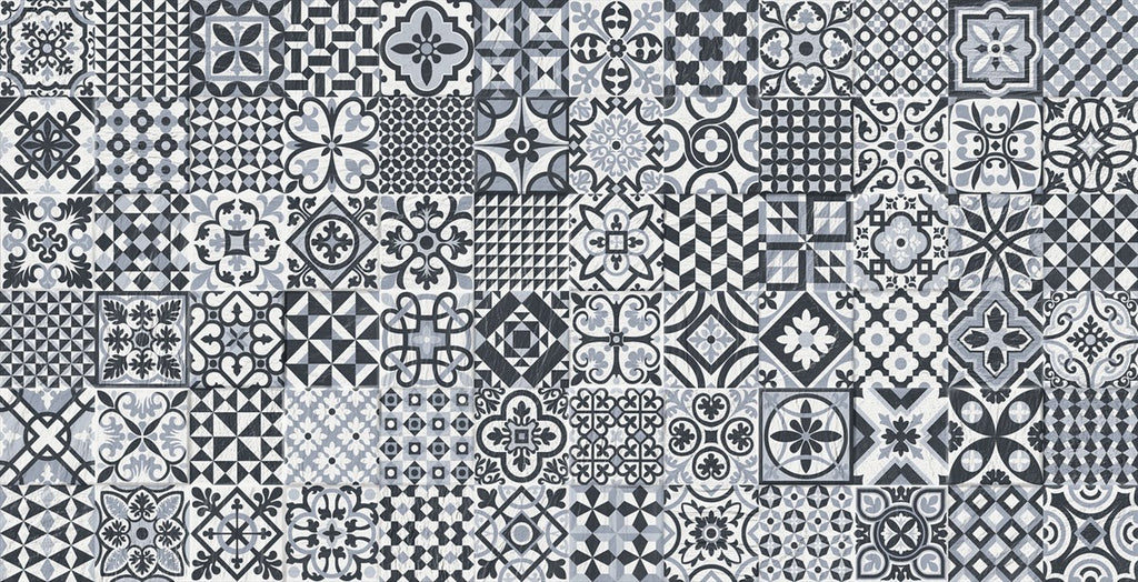 Sutura Grey Porcelain Glazed Insert Matt Tile
