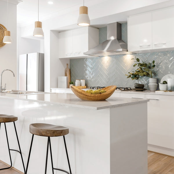 Blue Gloss Tile - lifestyle view