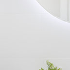 White Satin Tile - lifestyle view