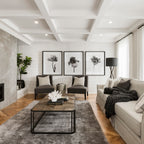 Amani Grey Polished Tile - lifestyle view
