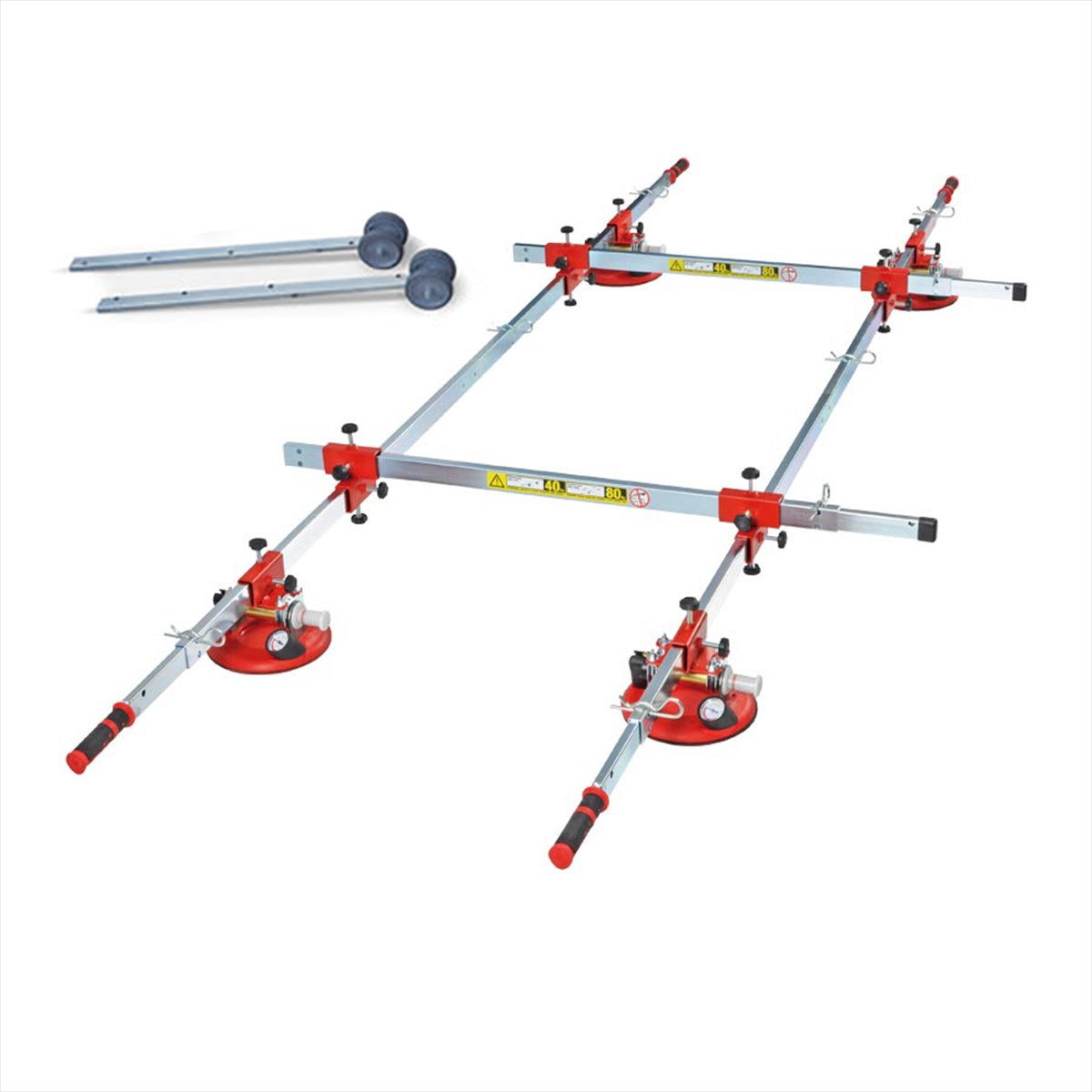 SuperStick 4 Suction Kit Superlift wth Wheels