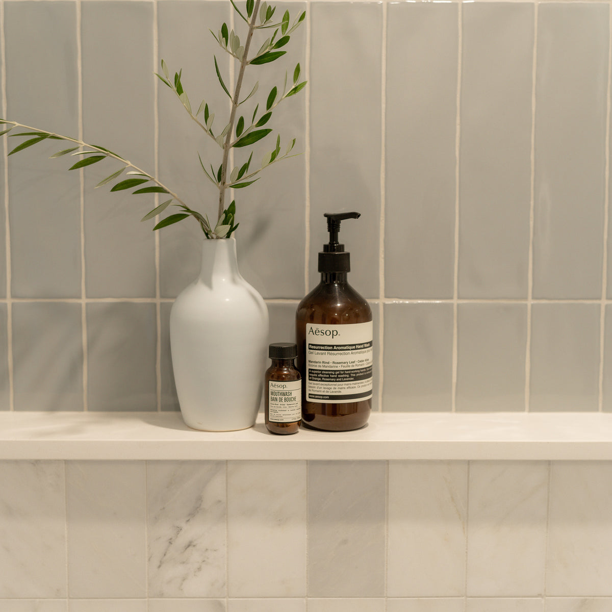 Natural Calacatta Honed - lifestyle view