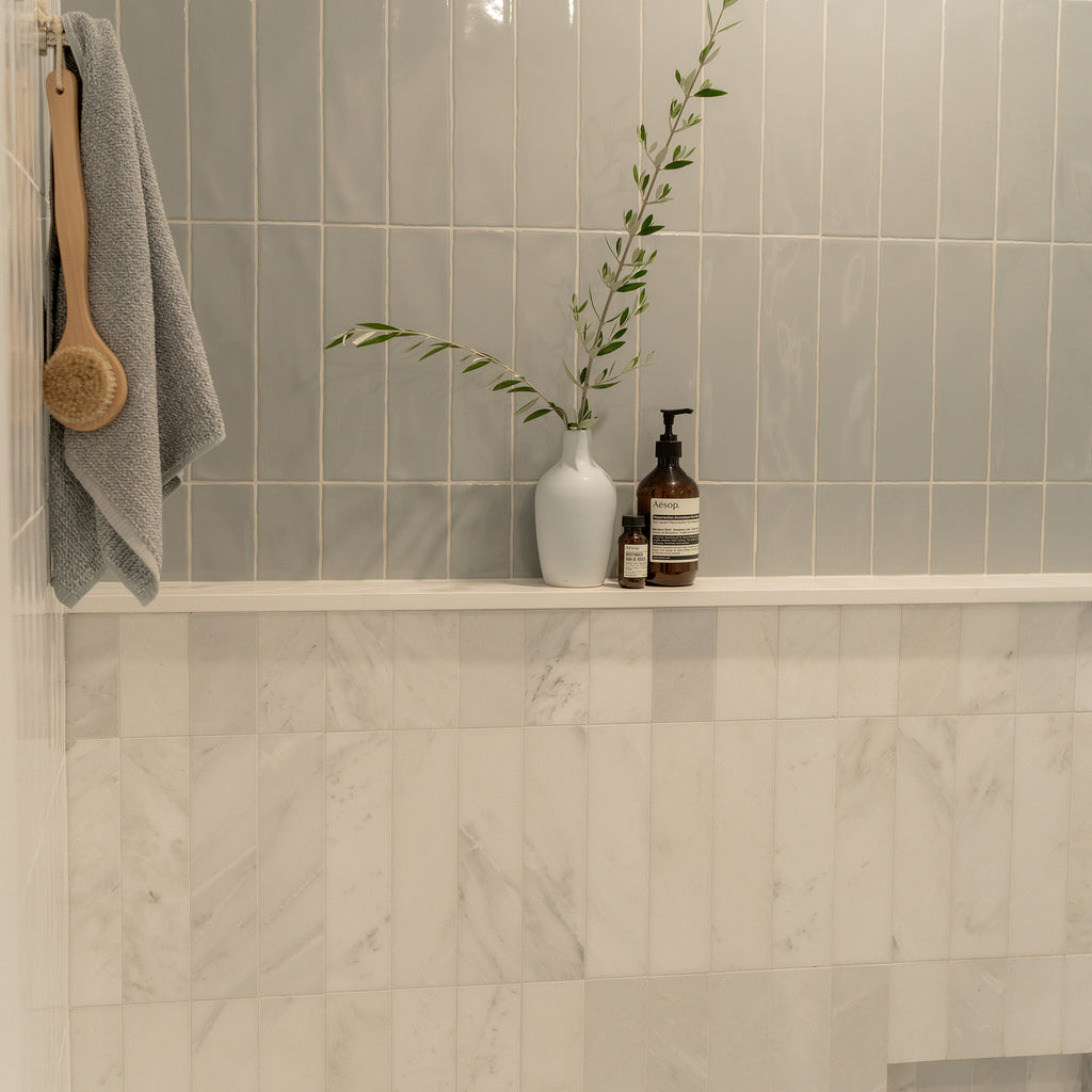 Natural Calacatta Honed - lifestyle view