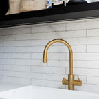 White Structured Gloss Tile - lifestyle view
