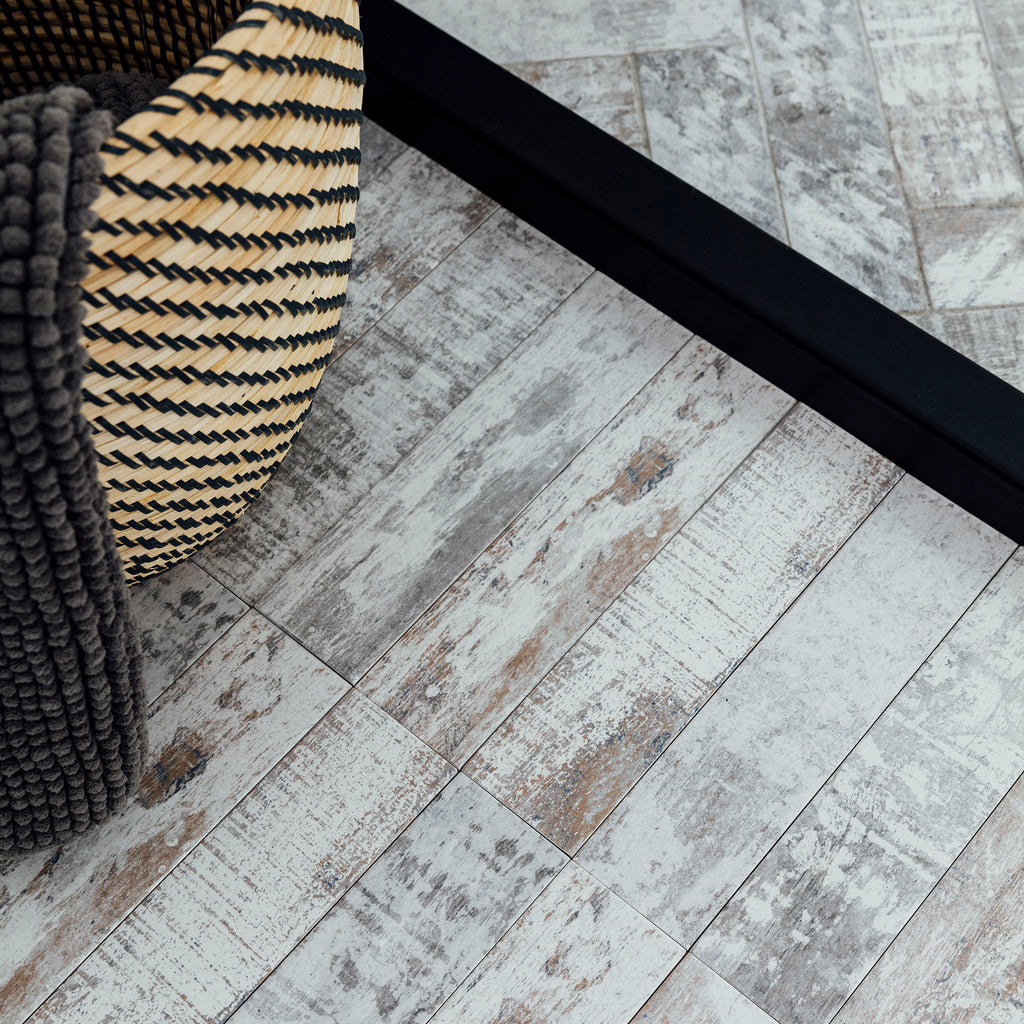 Kuni Grey Matt Tile - lifestyle view
