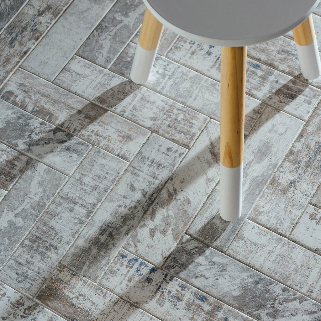 Kuni Grey Matt Tile - lifestyle view