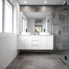 Grey Matt Tile - lifestyle view