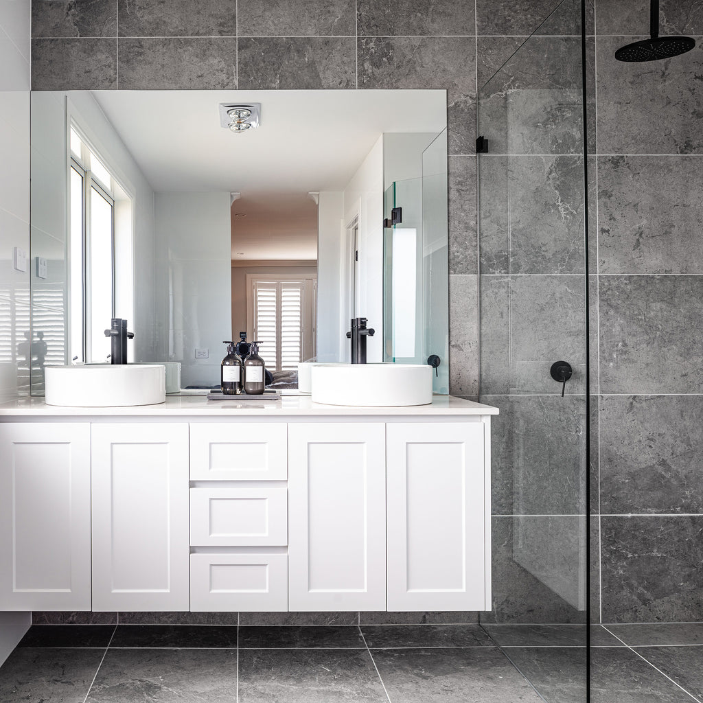 Grey Matt Tile - lifestyle view