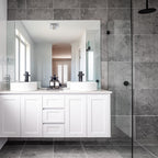 Grey Matt Tile - lifestyle view
