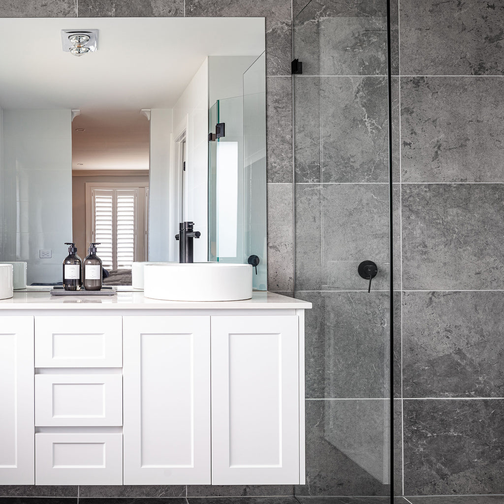 Grey Matt Tile - lifestyle view
