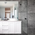 Grey Matt Tile - lifestyle view