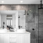 Grey Matt Tile - lifestyle view