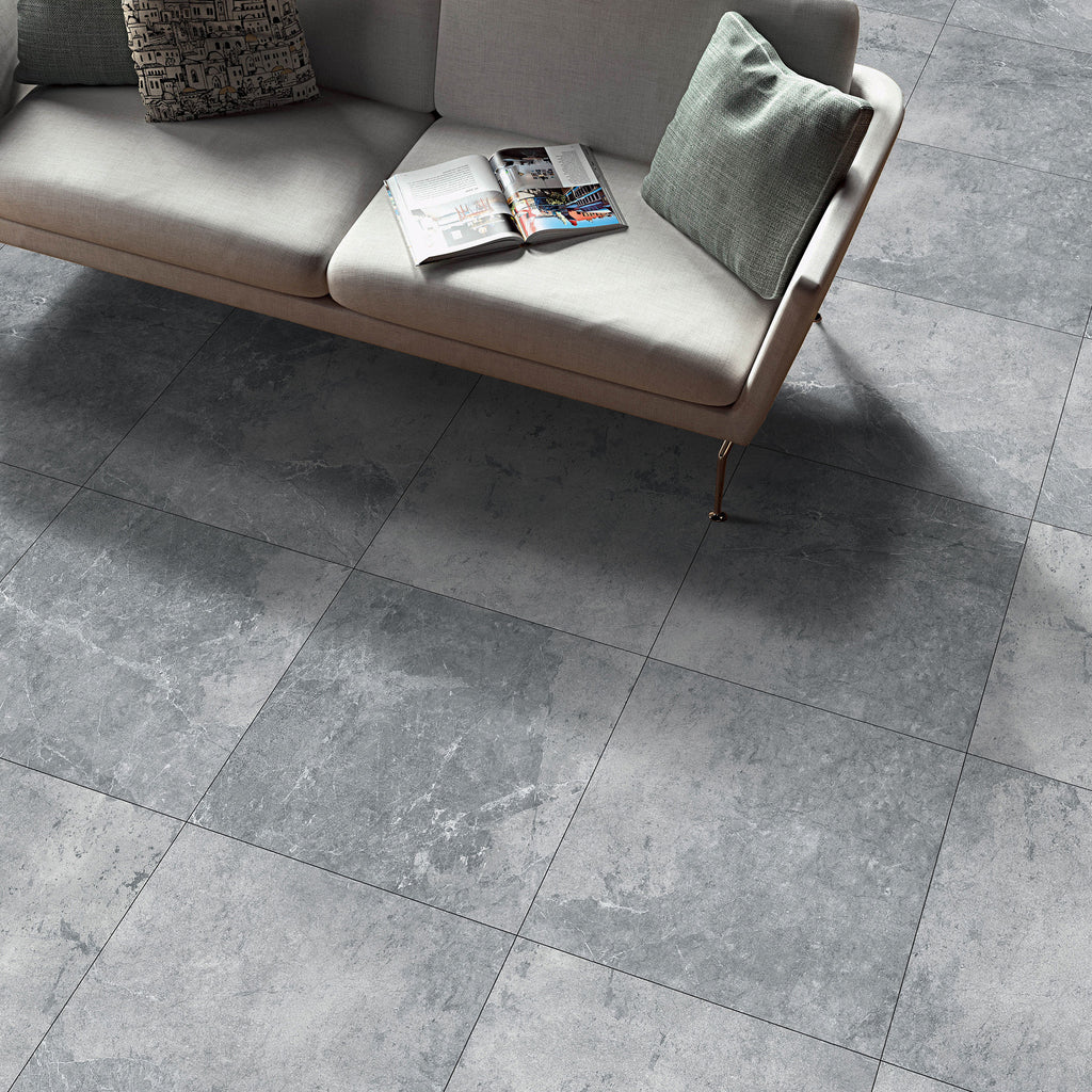 Grey Matt Tile - lifestyle view