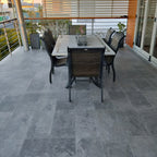 Grey Extra Textured Tile - lifestyle view