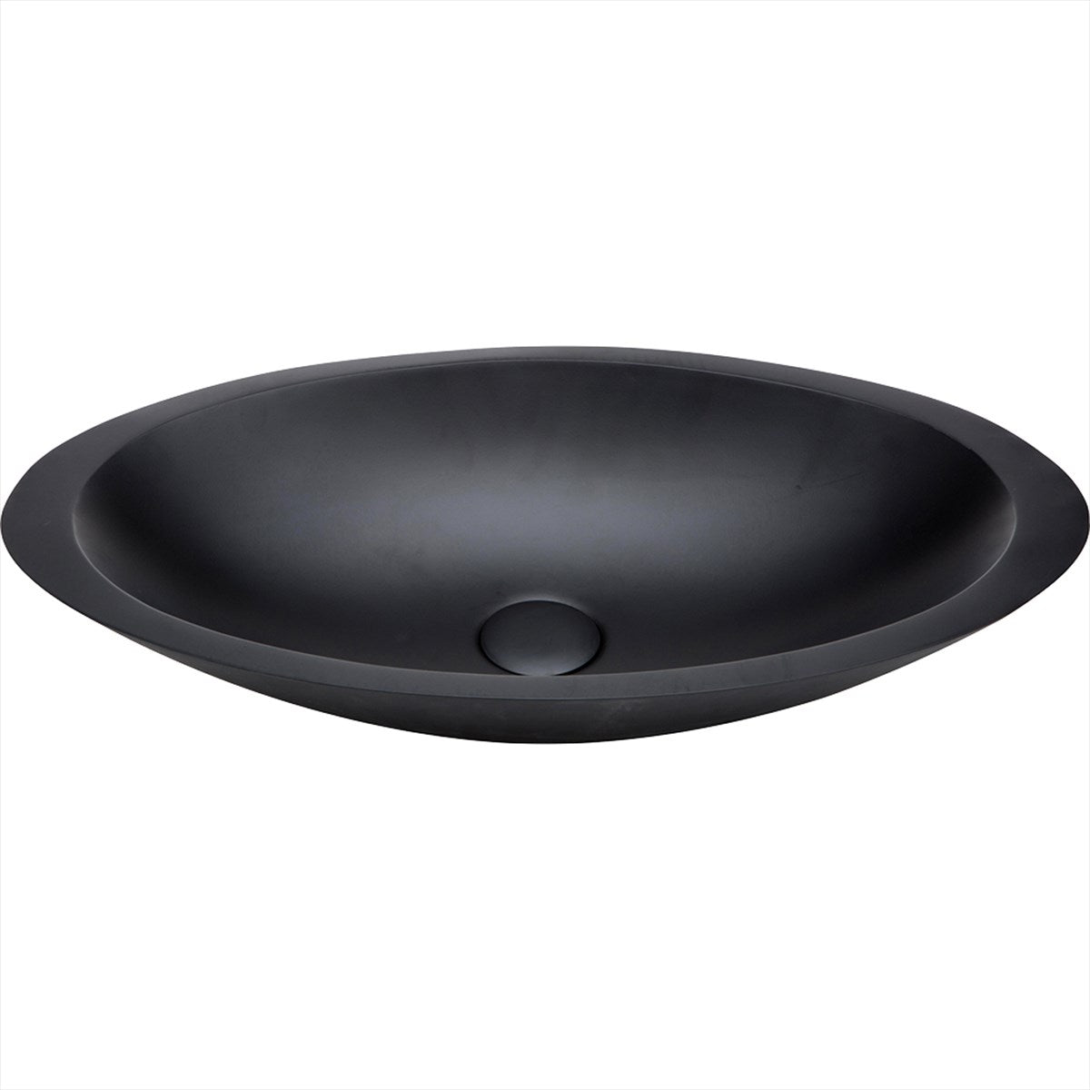 Vessel Basin NTH Stone 600X350 Matte Black