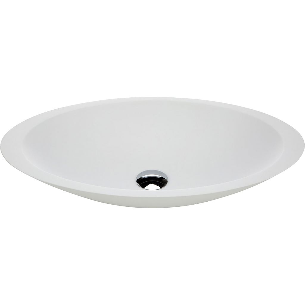 Vessel Basin NTH Stone 600X350 Matte White