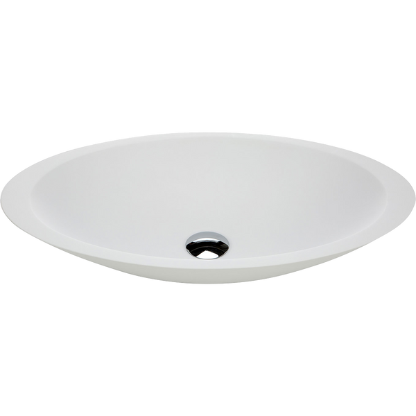 Vessel Basin NTH Stone 600X350 Matte White