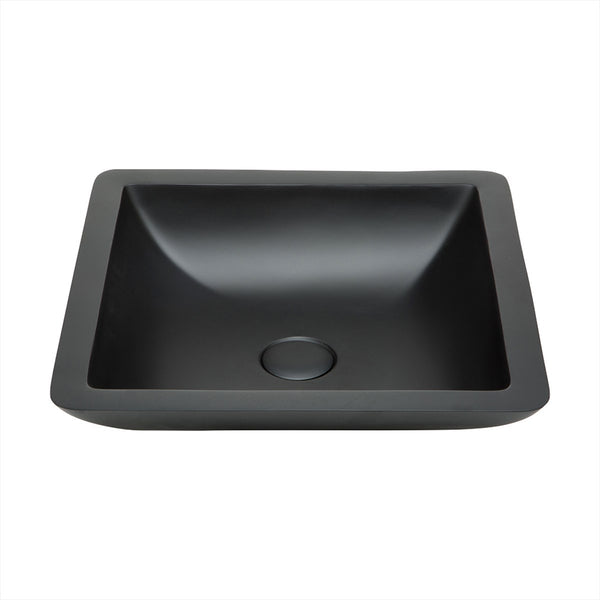 Vessel Basin NTH Stone 420X420 Matte Black