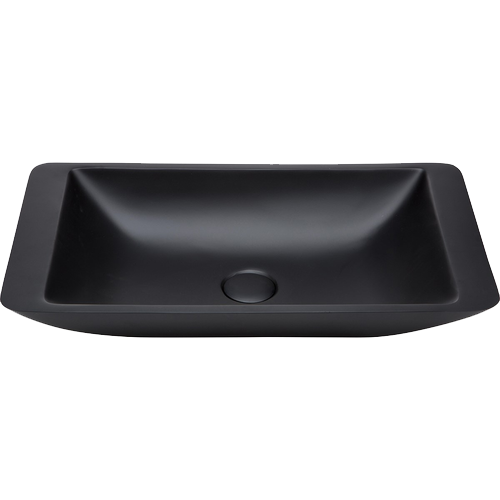 Vessel Basin NTH Stone 600X345 Matte Black