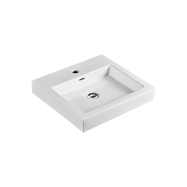 Vessel Basin 1TH Ceramic 485X445 Gloss White