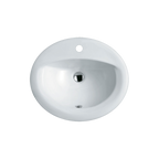 Semi Instert Basin 515 x 432 1TH Gloss White