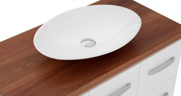 Vessel Basin NTH Ceramic 500X355 Gloss White