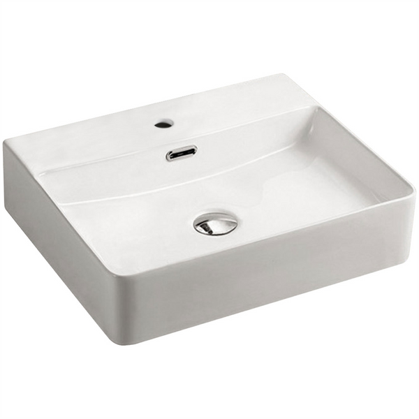 Vessel Basin 1TH Ceramic 500X420 Gloss White
