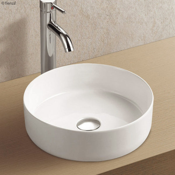 Vessel Basin No Tap Hole Ceramic 350 Gloss White