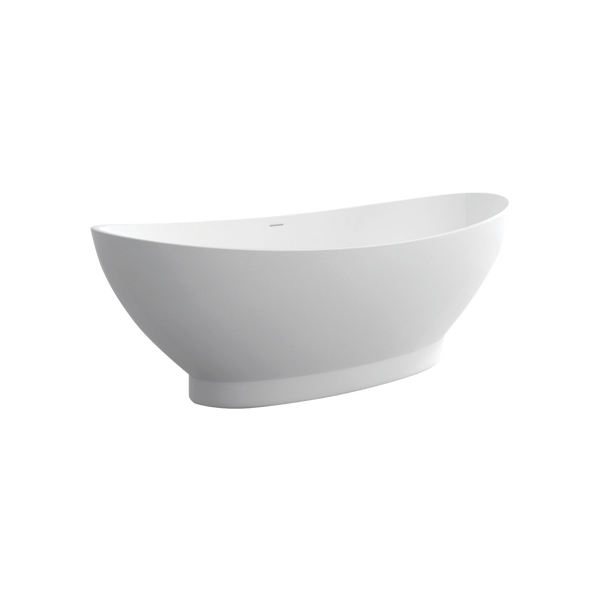 Free Standing Bath Stone 1550 Matte White