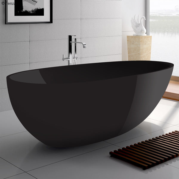 Free Standing Bath Stone 1700 Matte Black