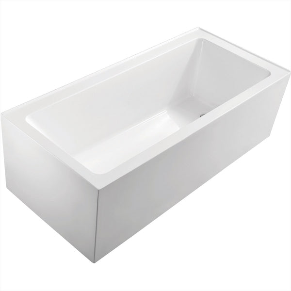 Corner Bath Left Acrylic 1500 Gloss White