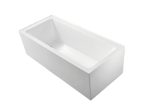 Free Standing Bath Acrylic 1650 Gloss White