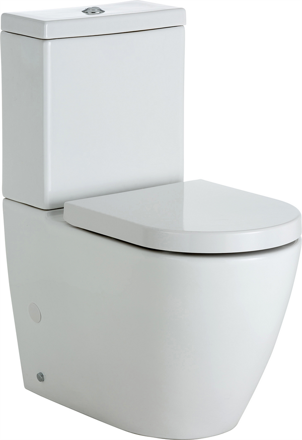 Back To Wall Toilet Suite P Trap Gloss White
