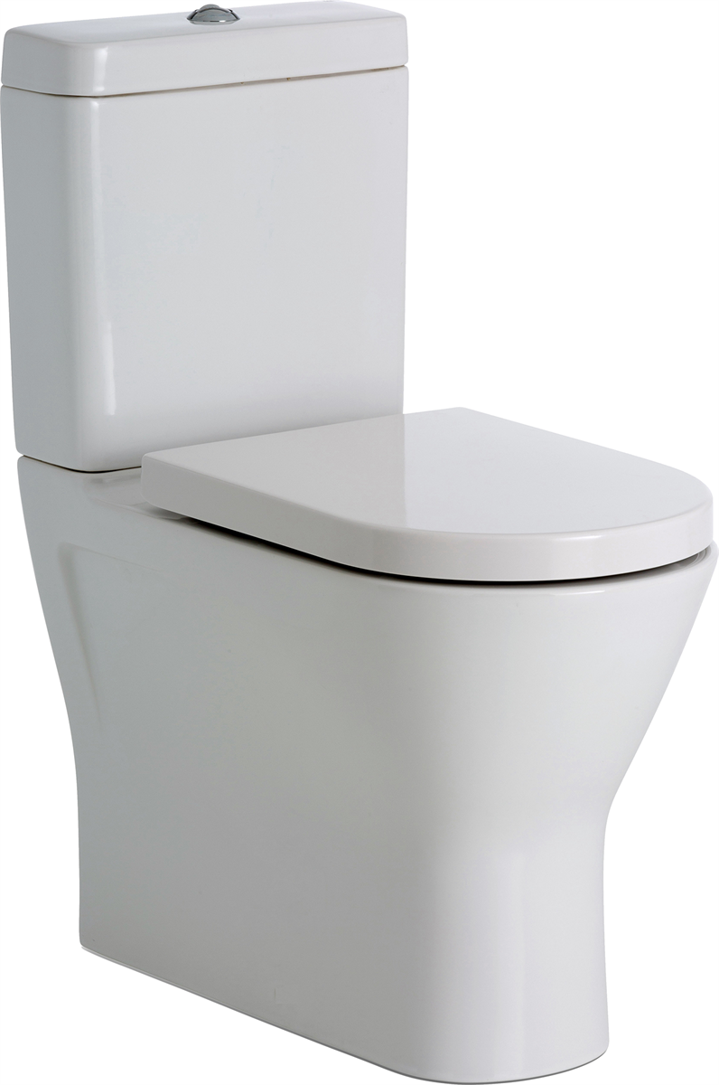 Back To Wall Toilet Suite P Trap Gloss White