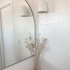 Super White Structured Matt Tile - lifestyle view
