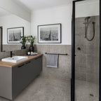 Greige Textured Tile - lifestyle view