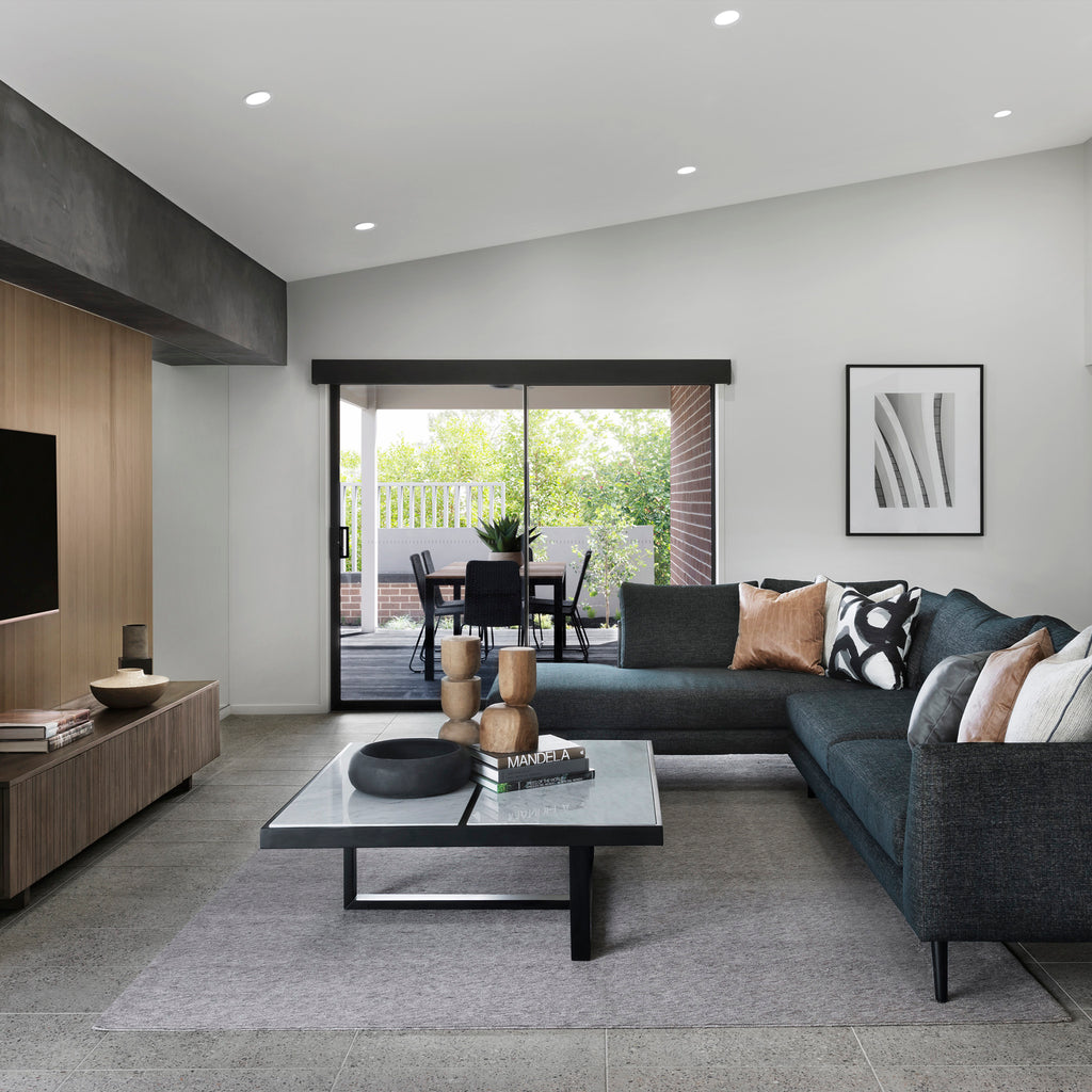 Greige Textured Tile - lifestyle view