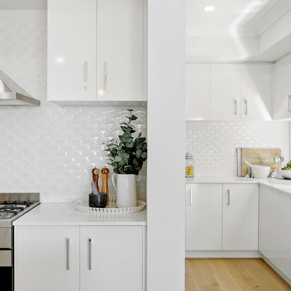 White Gloss Mosaic - lifestyle view
