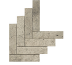 Natural Limestone Thala Grey Herringbone Honed Mosaic