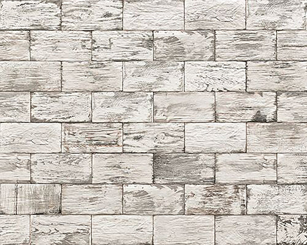 Aged Wood White Matt Tile