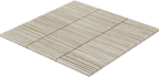 Natural Travertine Silver Fingers Polished Mosaic