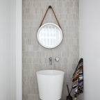Natural Travertine Silver Fingers Polished Mosaic - lifestyle view