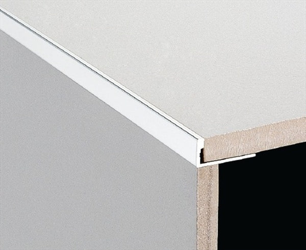 L Angle Aluminium Gloss White 11 x 3000mm