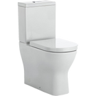 Rimless Extra Height Back To Wall Toilet Suite S Trap Gloss White