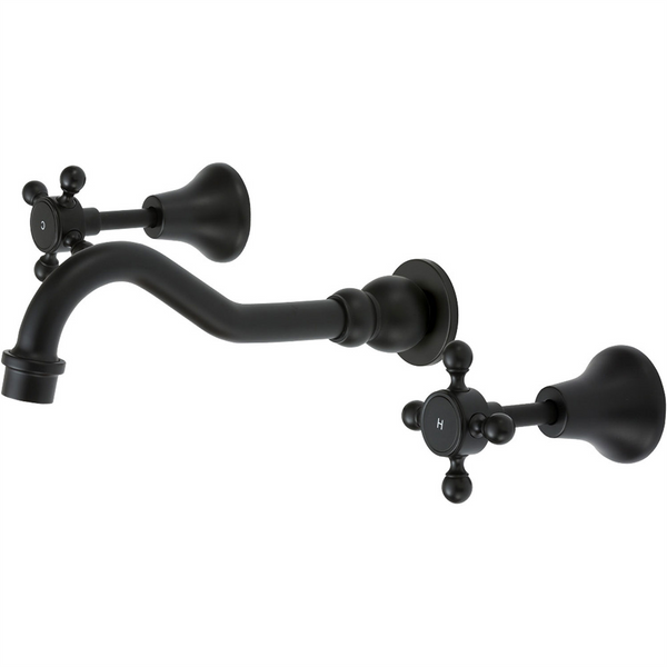3 Piece Bath Set Matte Black