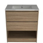 750 Vanity Kick Drawers Only with Ceramic Basin Top