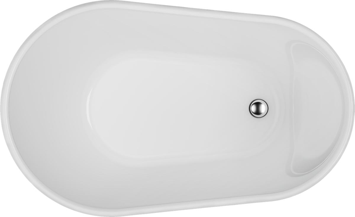 Free Standing Bath Acrylic 1300 Gloss White