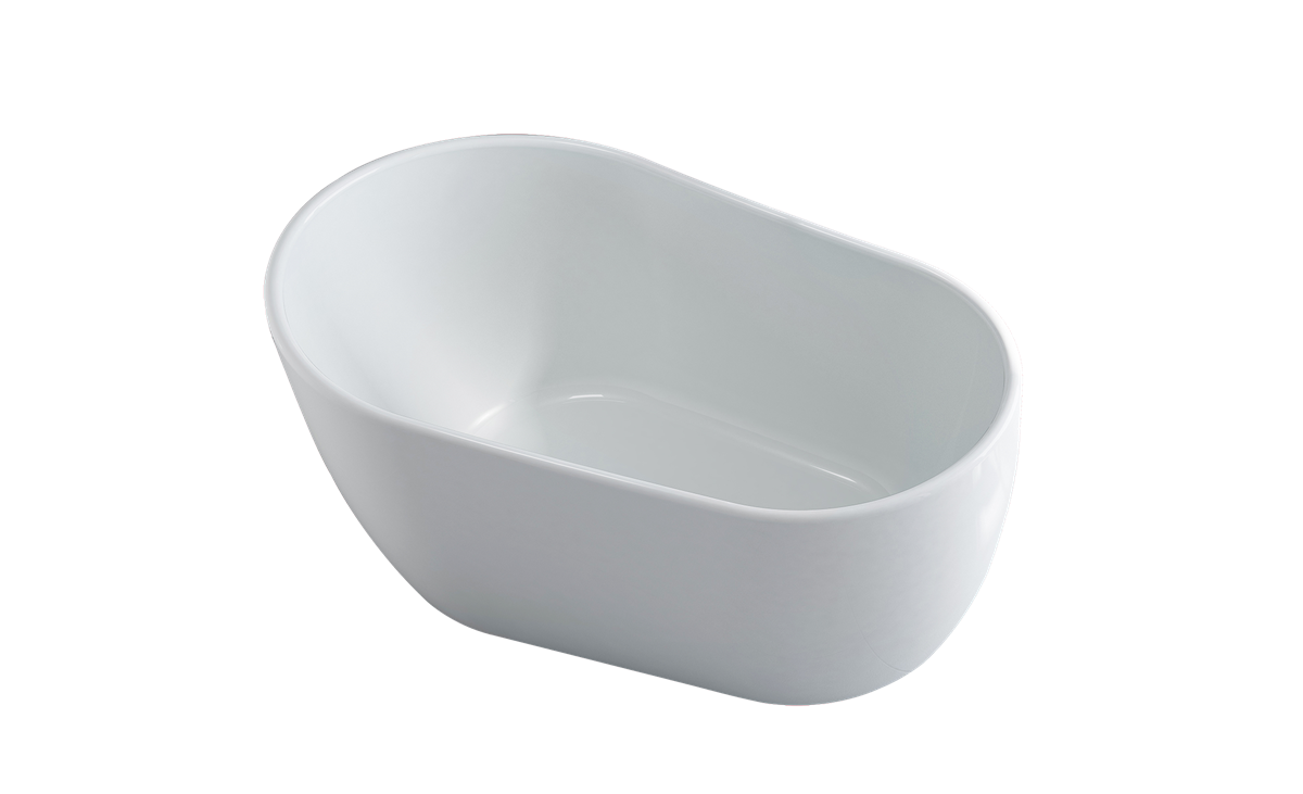 Free Standing Bath Acrylic 1300 Gloss White