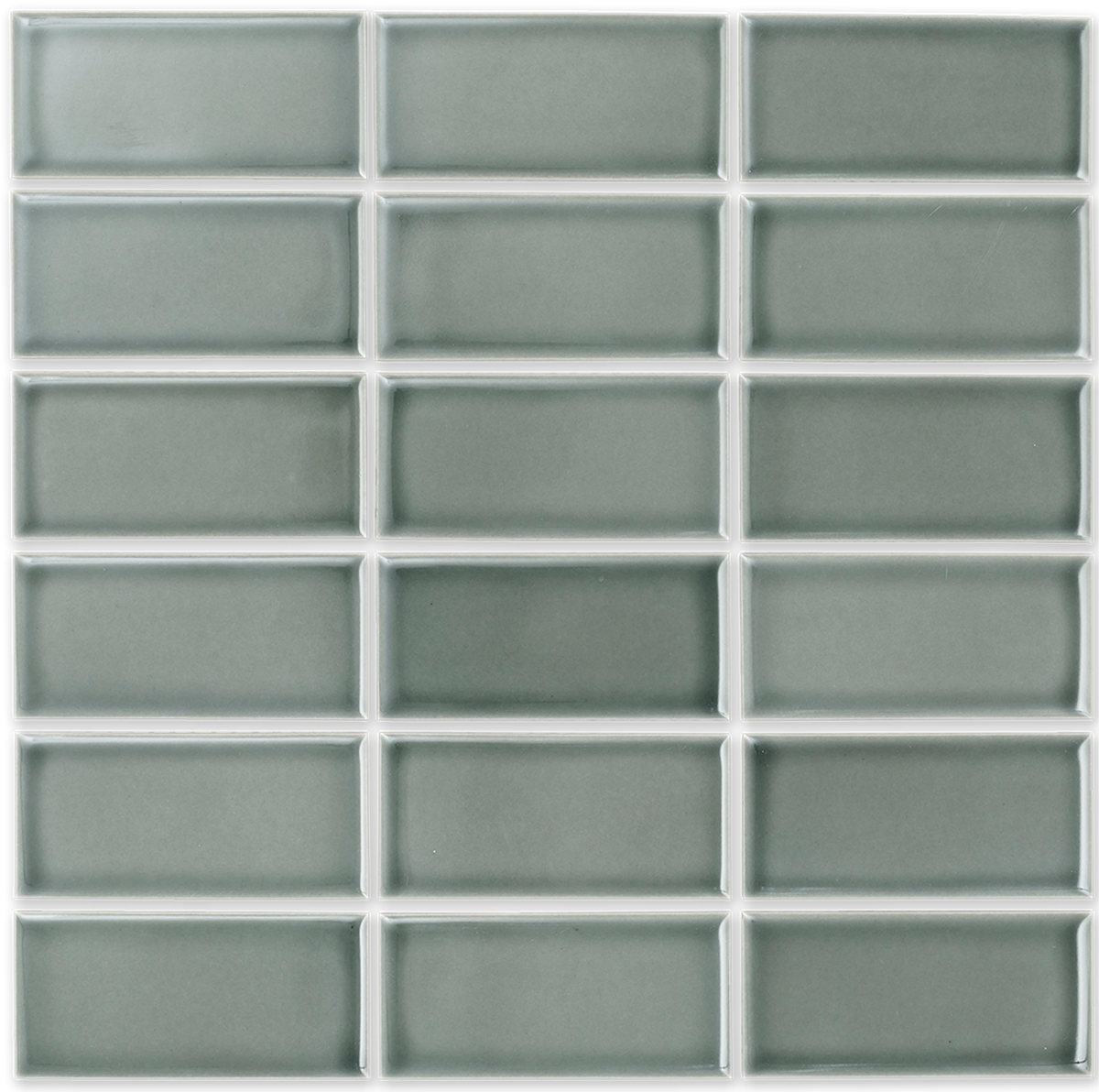 City Green Gloss Mosaic